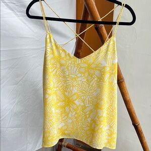 Yellow Floral Summer Camisole